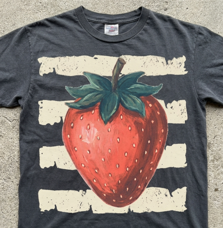 Coastal Strawberry Stripes Teacher PNG, Back to School Sublimation Design, Matching Faculty Shirt Digital Download, Fall Teacher Mom Art