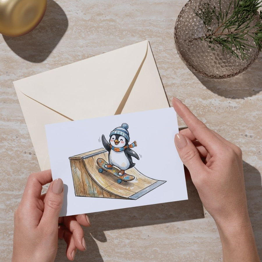 Roll into creativity with our Cute Skater Animals Clipart Bundle!