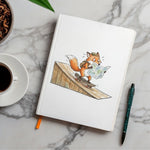 Roll into creativity with our Cute Skater Animals Clipart Bundle!